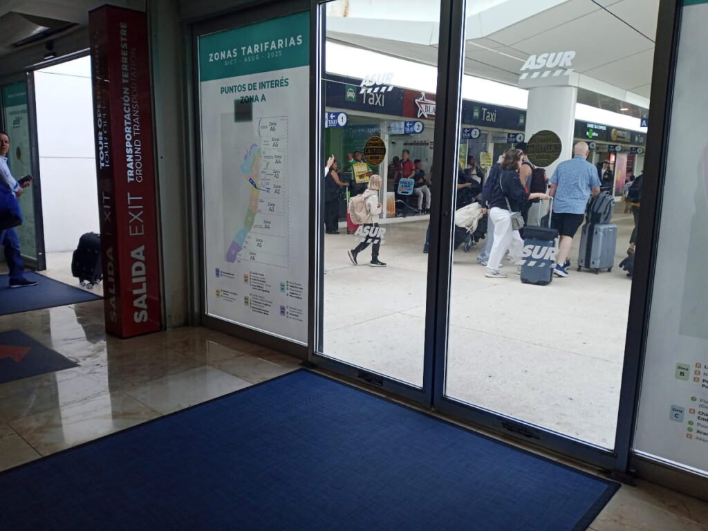 Cancun Airport Official Taxis Kiosks